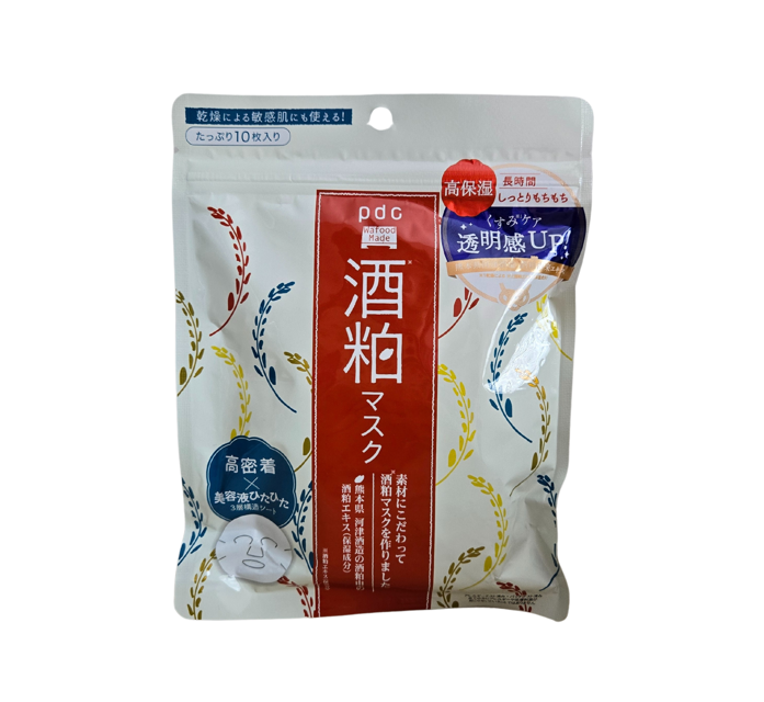 PDC Wafood Made Sake Lees Sheet Mask 10pc